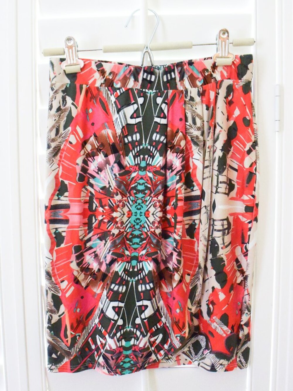 *Anthropologie* Maeve Printed Kaleidoscope Pencil Skirt - Geometric - XS